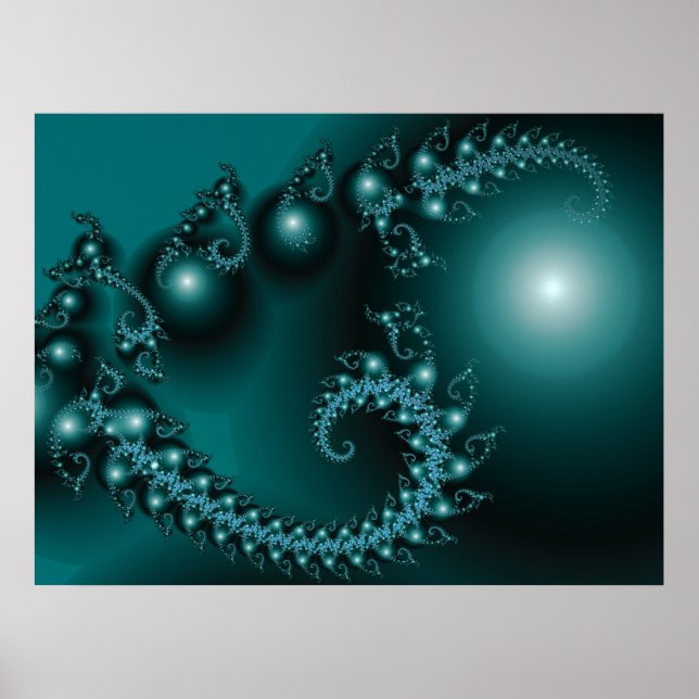 Poster Sparkle 3 Abstract Fractal Fine Art (Devant)