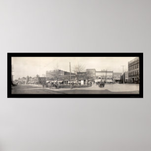 Poster Spartanburg SC Streets Photo 1909