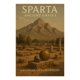 Poster Sparte — Grèce antique