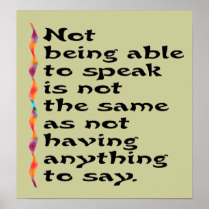 Poster Speak