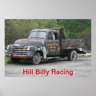 Poster Special Hill Billy Racing
