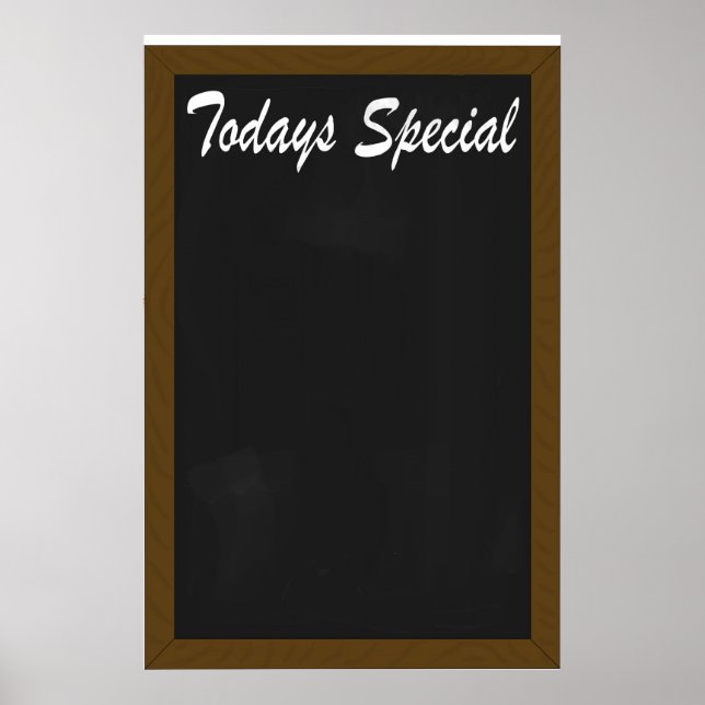 Poster Spécialité du Jour (Devant)