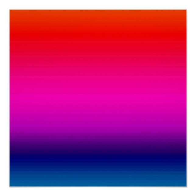 Poster Spectre de Couleurs Horizontales 20x20 (Devant)