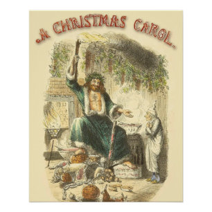 Poster Spectre de Noël Présent Scrooge