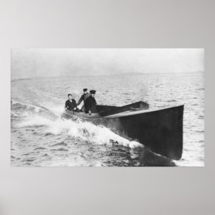 Poster Speed-boat