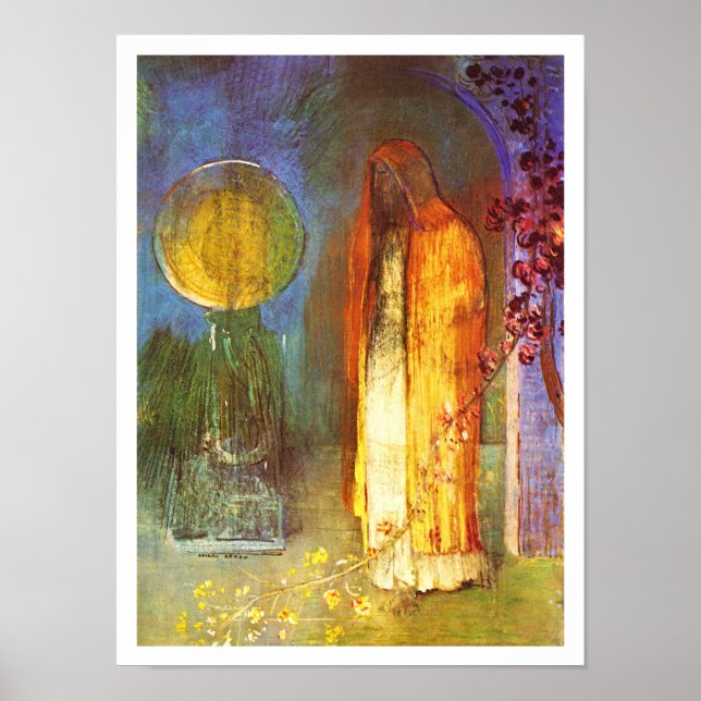 Poster Sphère par Odilon Redon (Devant)