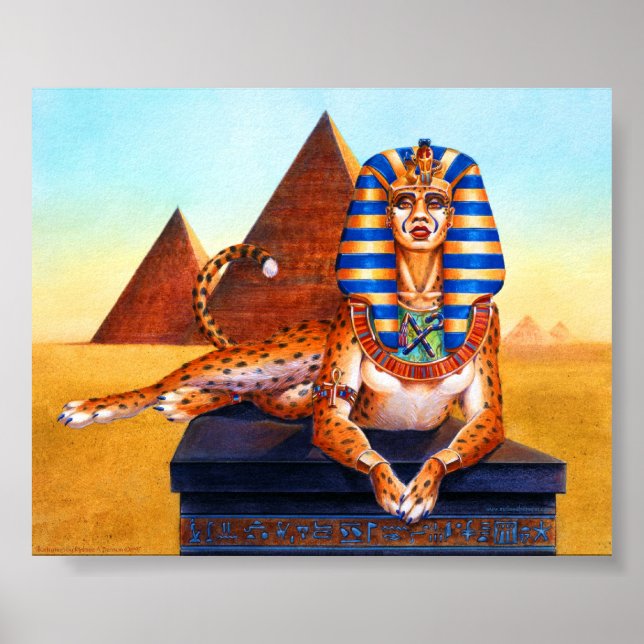 Poster Sphinx aux yeux dorés (Devant)