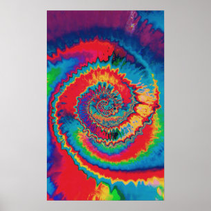 Poster Spiral cravate-Dye