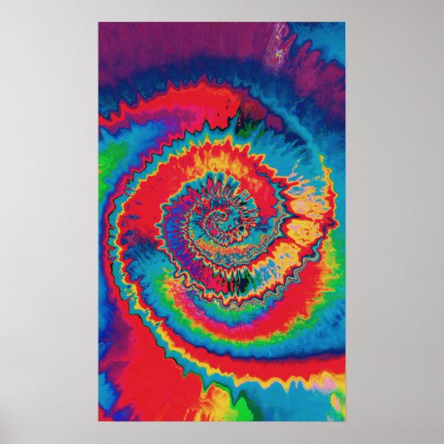 Poster Spiral cravate-Dye (Devant)