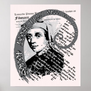 Poster Spiral de Fibonacci