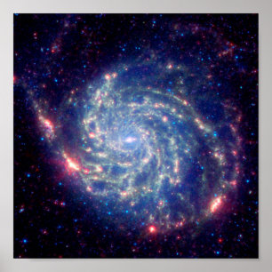 Poster Spiral Messier Galaxy
