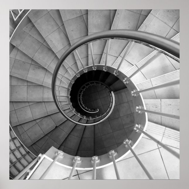 Poster Spiral staircase 04 (Devant)