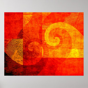 Poster Spirales d'antiquités Arrière - plans