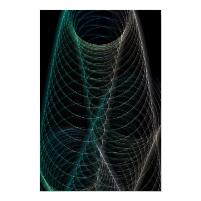 Poster Spirales infinies (Devant)