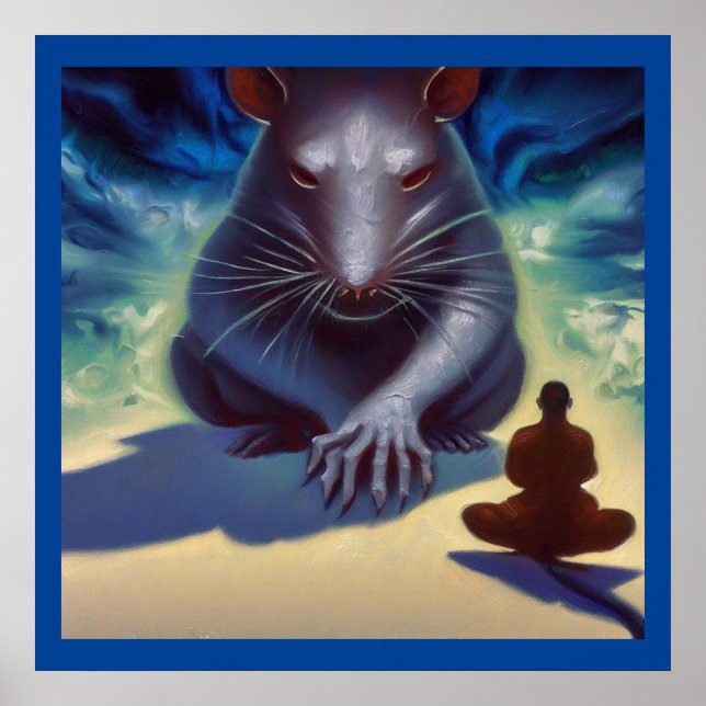 Poster Spirit Animal Rat 3 (Devant)
