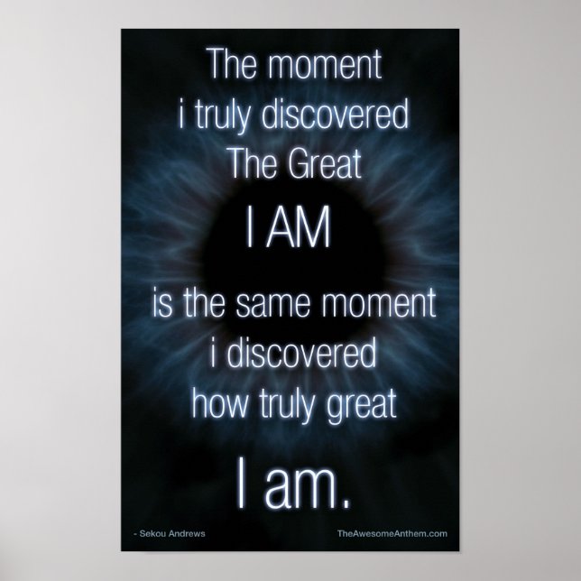 Poster "SPIRITUEL" (Confiance/Esprit) (Devant)