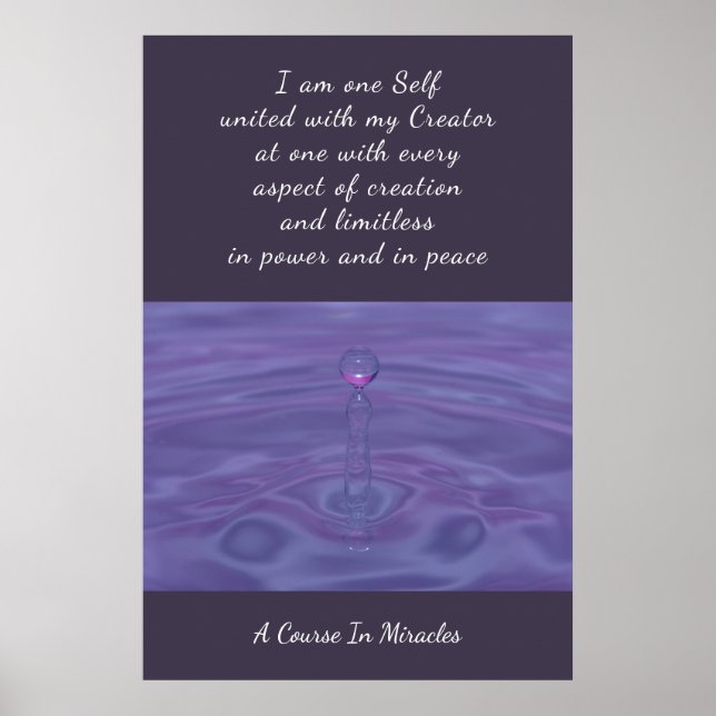 Poster Spirituel Unique 61 cm x 91,4 cm (Devant)