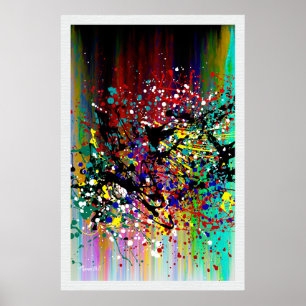 Poster Splatter Mucho Paint Splatter