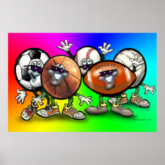 Poster sportif