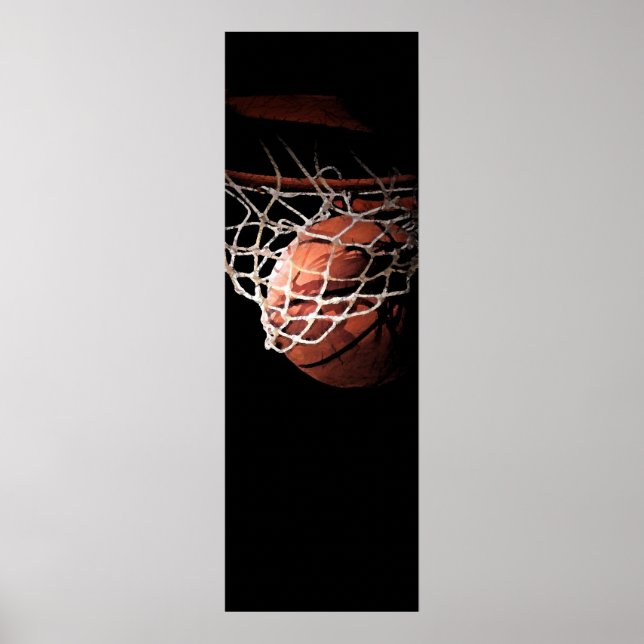 Poster sportif de basket-ball Motivation Imprimer (Devant)