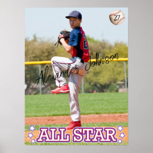 Poster sportif personnalisé 001