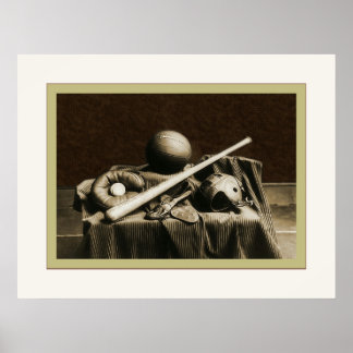 Poster sportif vintage