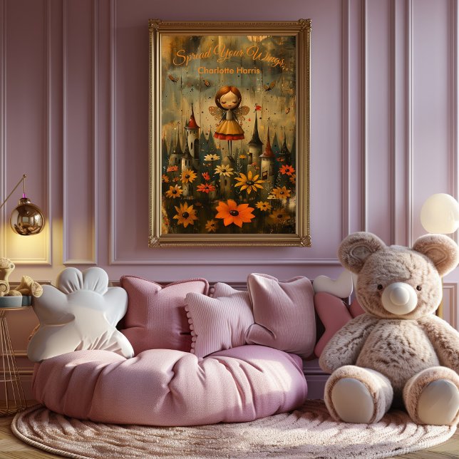 Poster Spread Your Wings - Póster Inspirador para Niños (Créateur téléchargé)