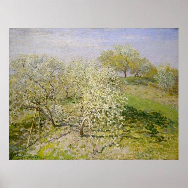 Poster Spring (Fruit Trees in Bloom) Claude Monet (Devant)