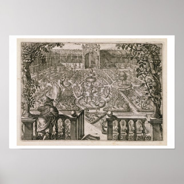 Poster Spring Garden, de 'Hortus Floridus', publié 1 (Devant)