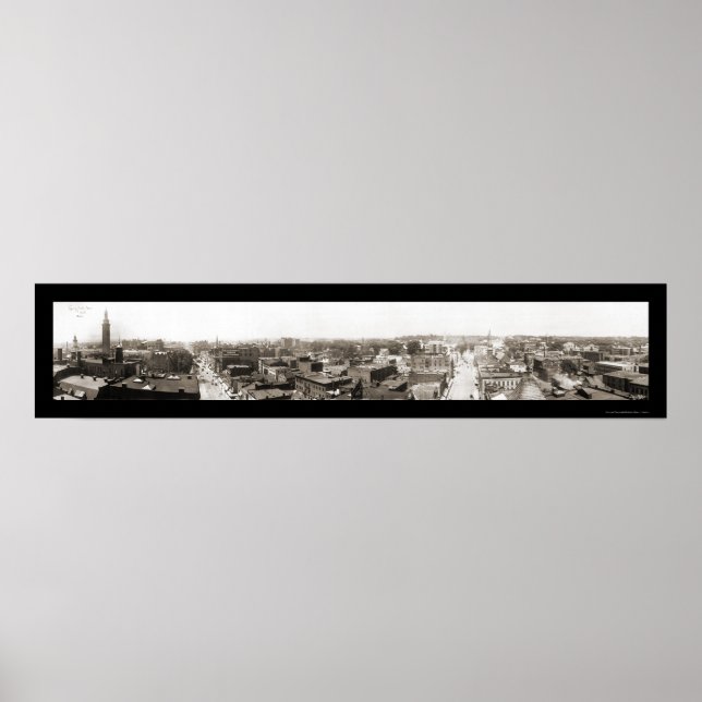 Poster Springfield MA Panview Photo 1913 (Devant)