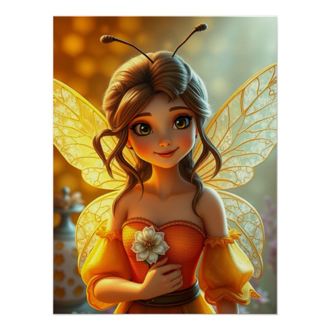 Poster Springs Fairy Art (Devant)