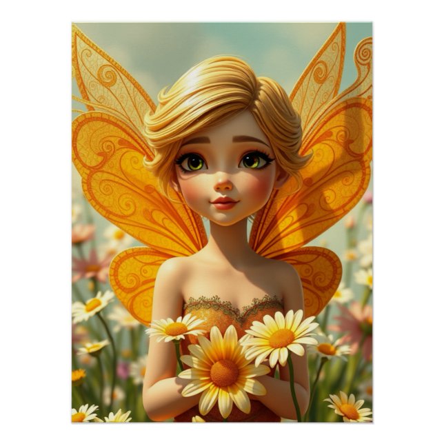 Poster Springs Fairy Art (Devant)
