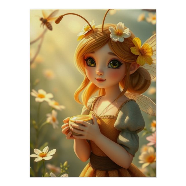 Poster Springs Fairy Art (Devant)