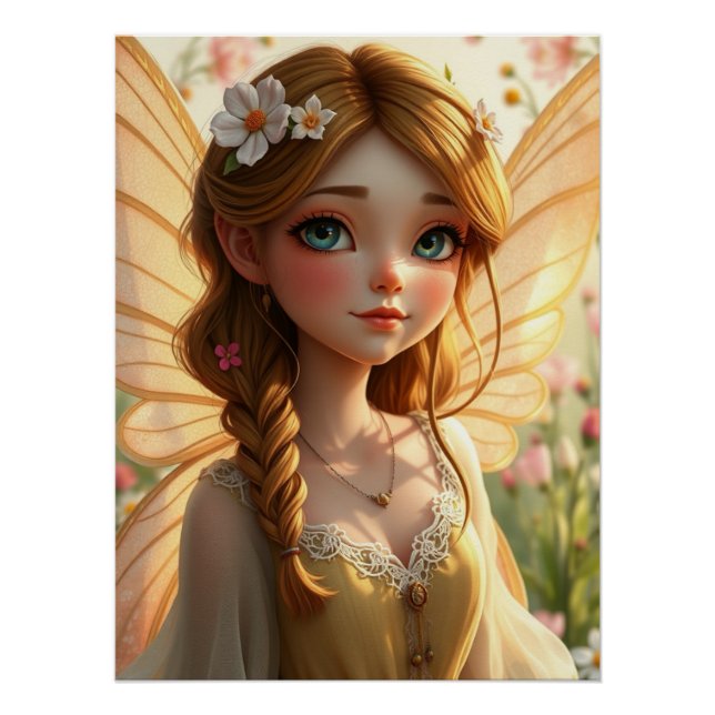 Poster Springs Fairy Art (Devant)