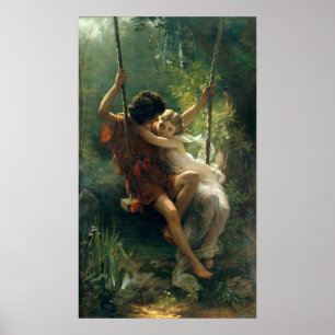 Poster Springtime by Pierre Auguste Cot