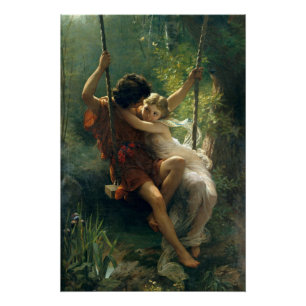 Poster Springtime by Pierre Auguste Cot