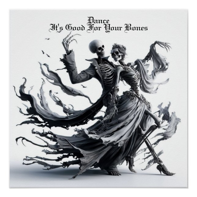 Poster Squelette (Devant)