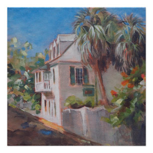 Poster St Augustine Aviles Street Floride