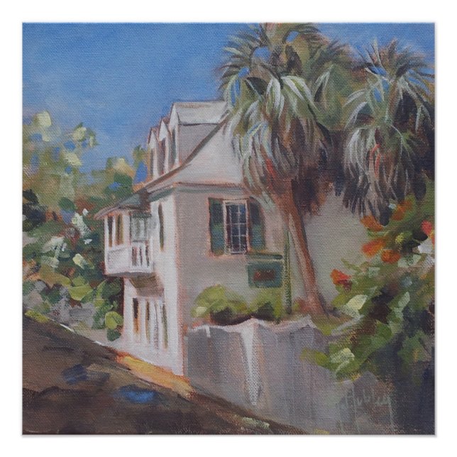 Poster St Augustine Aviles Street Floride (Devant)