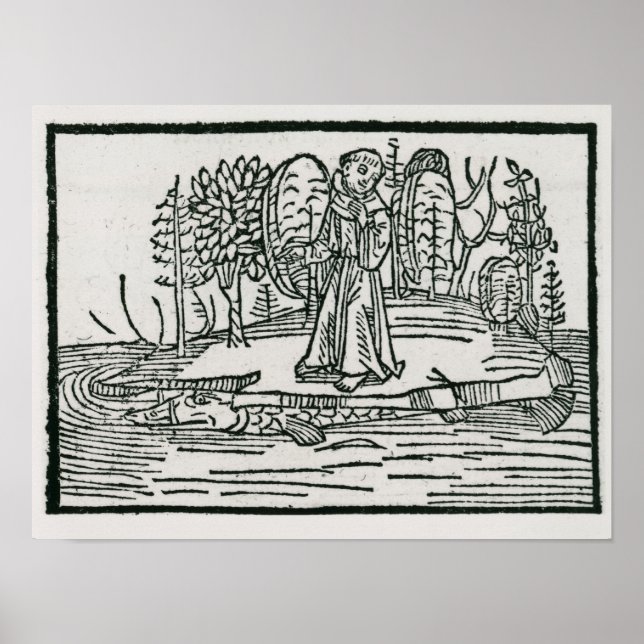 Poster St. Brendan sur l'île aux poissons (Devant)