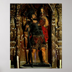 Poster St Christopher, 1597