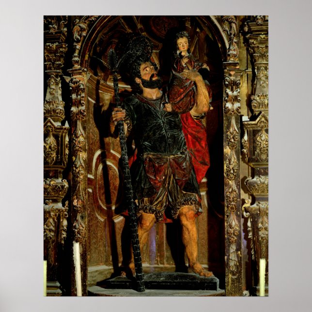 Poster St. Christopher, 1597 (Devant)