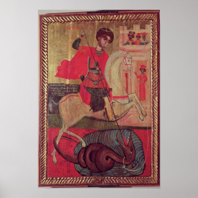 Poster St. George and the Dragon, 1667 (Devant)