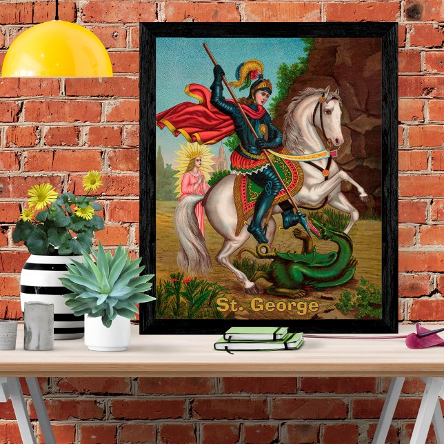 Poster St. Georges sauve la princesse (Créateur téléchargé)