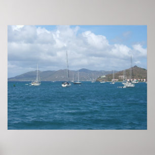 Poster St John, Îles Vierges américaines