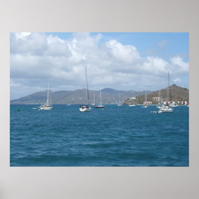 Poster St. John, îles Vierges américaines (Devant)