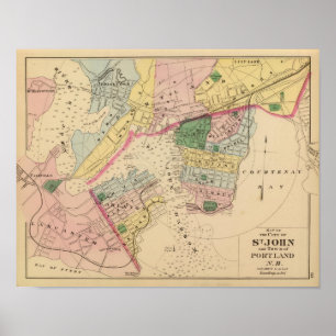 Poster St John, Portland (N.-B.)