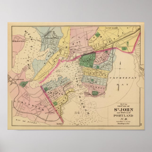 Poster St John, Portland (N.-B.) (Devant)