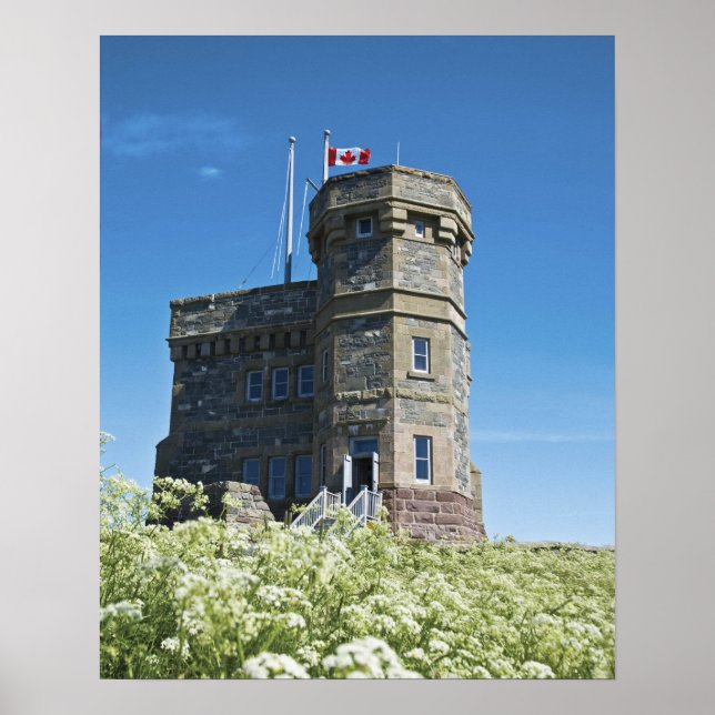 Poster St. John's, Terre-Neuve, Canada, tour Cabot, (Devant)