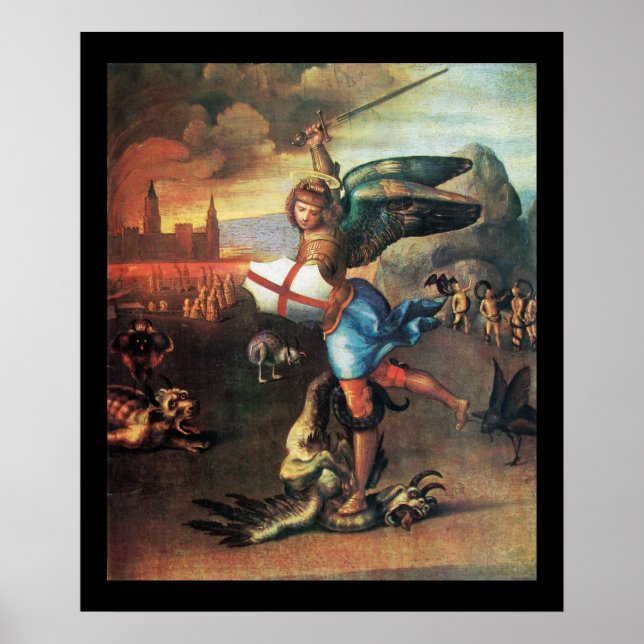 Poster St MICHEL ET LE DRAGON (Devant)